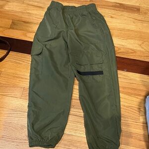 Kids Olive Cargo Joggers